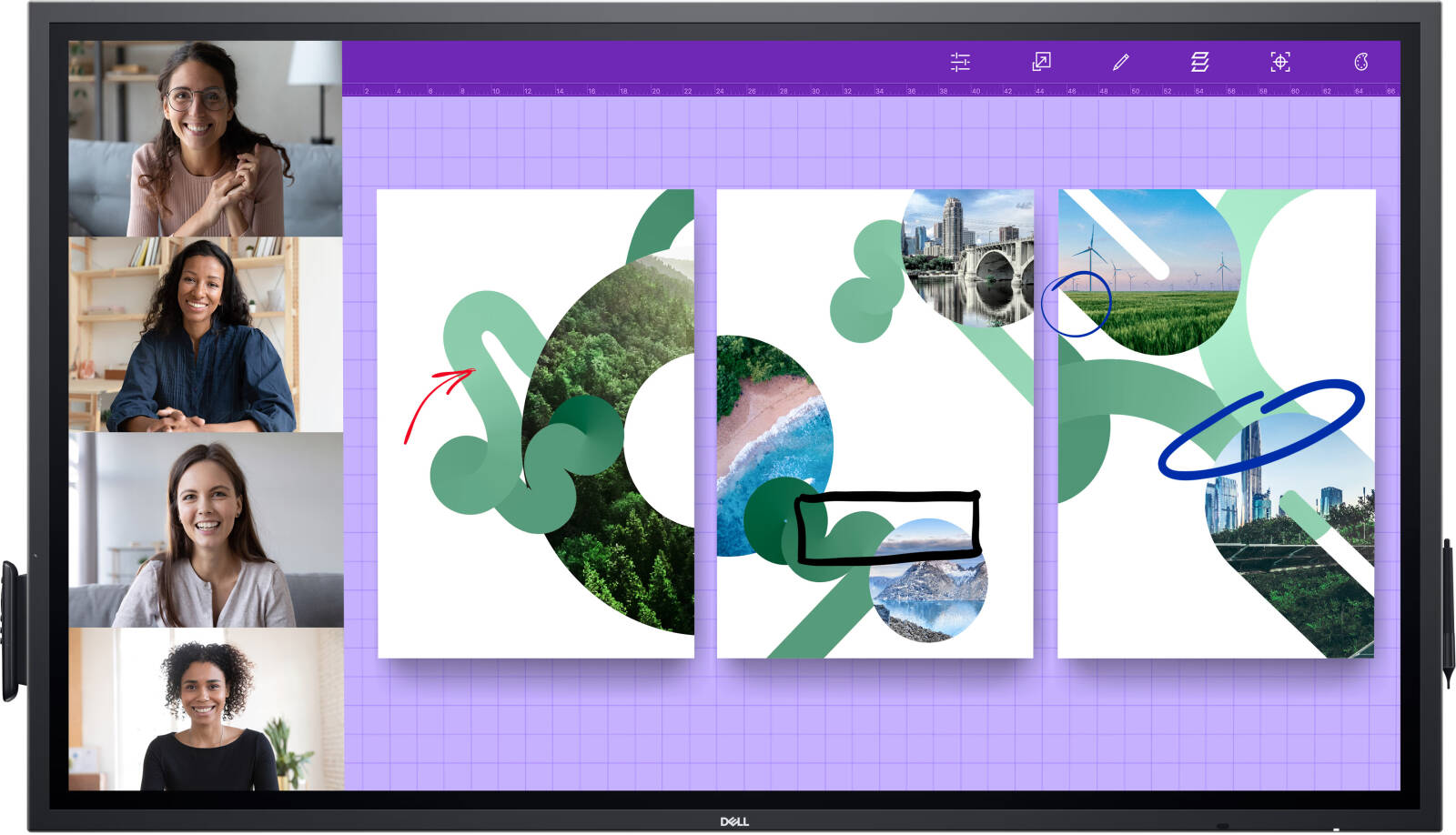 Dell Pro 65 Plus 4K Touch Monitor